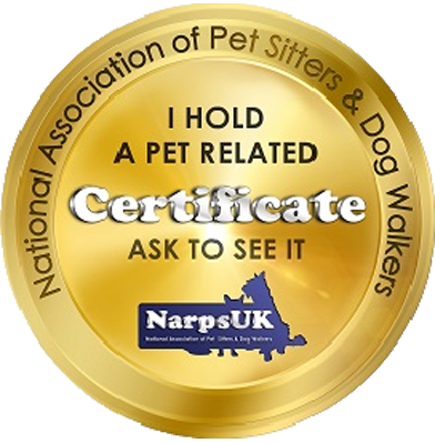 NARPSUK member - the largest Pet sitting and Dog Walking
Association in the UK