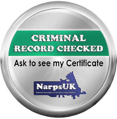 NARPSUK criminal record check - the largest Pet sitting and Dog Walking
Association in the UK